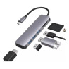 Hub USB-C 4k NETMAK 6 EN UNO 5Gbps NM-6EN1