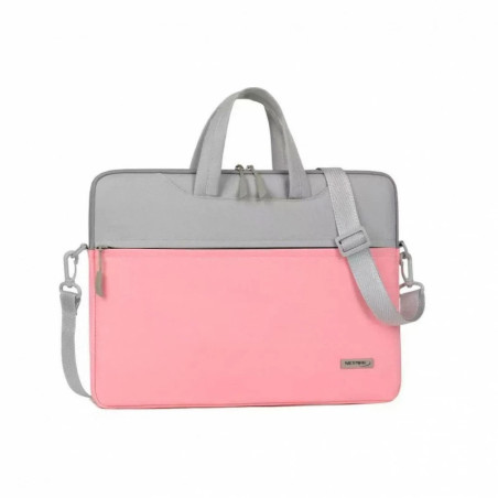 MALETIN PARA NOTEBOOK 15.6 ROSA NM-ML1-P NETMAK