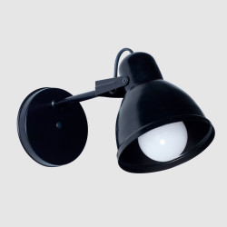 Aplique FERROLUX ORENSE para 1 luz E27 con barral negro