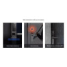 Cerradura inteligente Wi-Fi EZVIZ DL05 IP65 con pasador manual y acceso huella dactilar