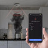 Detector de humo inteligente EZVIZ T4C con alerta sonora y luz estroboscópica