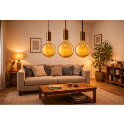 Lámpara MACROLED vintage globo 5W 2200°K luz cálida