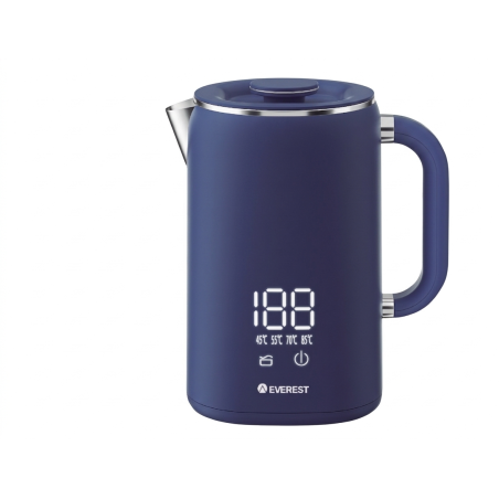Pava eléctrica EVEREST ML-1703 1,7 Litros 1500W digital táctil azul