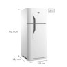Heladera GAFA HGF358AFB Cíclica 282 litros blanca