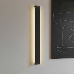 Aplique led BAEL ATLAS 300 6W 480lm IP65 3000K luz cálida negro