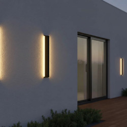 Aplique led BAEL ATLAS 300 6W 480lm IP65 3000K luz cálida negro