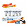 Pack de 5 lámparas de emergencia TBCin 9W 450lm luz fría