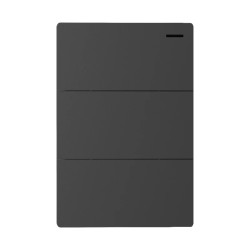 Llave MONACO 3 puntos 10A 250vca gris
