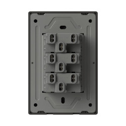 Llave MILAN 3 puntos 10A 250vca gris