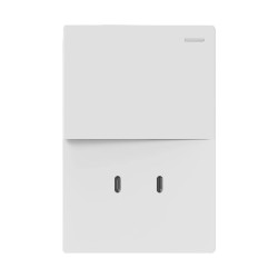 Llave MILAN 1 punto 10A + 2 USB-C 30w 250vca blanco