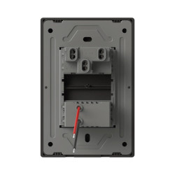 Llave MILAN 1 punto 10A + 1 dimmer ventilador 250vca blanco