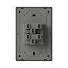 Llave MONACO 2 puntos 10A 250vca blanco