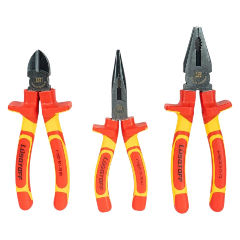 Juego 3 pinzas aisladas LUSQTOFF 1000V L4265