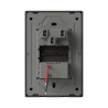 Llave MONACO 1 punto 10A + 1 dimmer ventilador 250vca gris