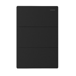 Llave MONACO 3 puntos 10A 250vca negro