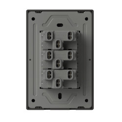 Llave MILAN 3 puntos 10A 250vca negro