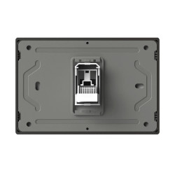 Llave MONACO 1 conector RJ45 CAT5 gris