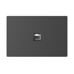 Llave MONACO 1 conector RJ45 CAT5 gris
