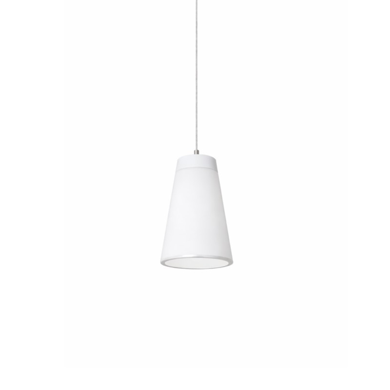 Colgante SAN LORENZO VOLCANO para 1 luz E27 blanco