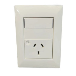 Conjunto armado CAMBRE WIFI S.XXII 1 switch + toma polarizado 10A blanco