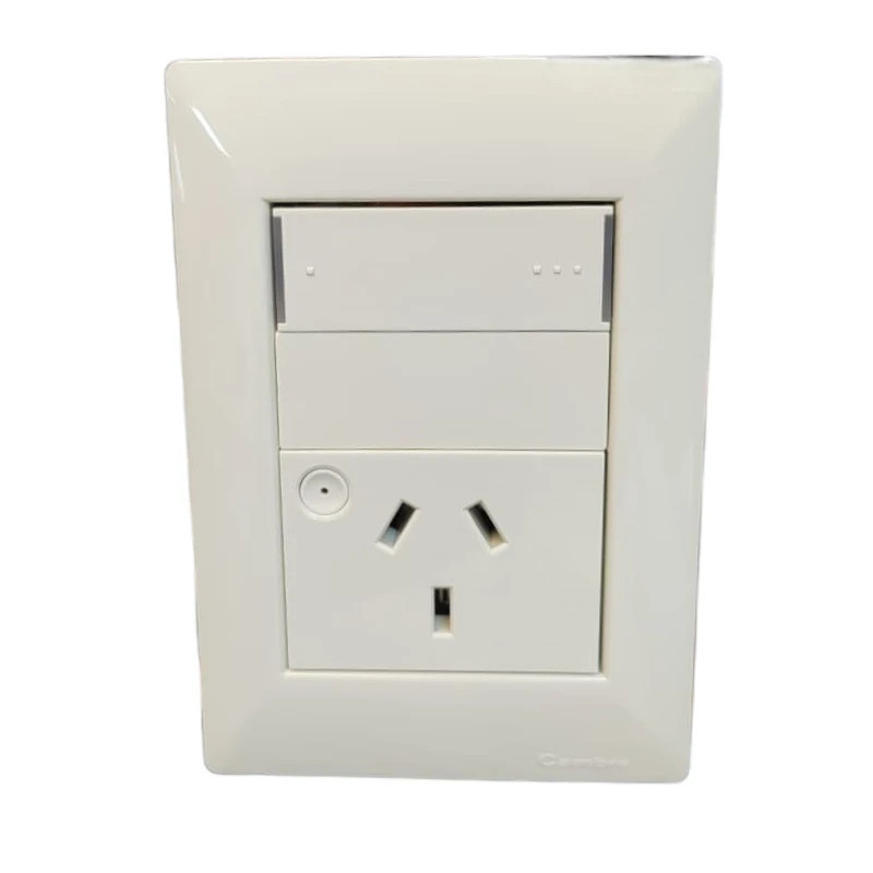 Conjunto armado CAMBRE WIFI S.XXII 1 switch + toma polarizado 10A blanco