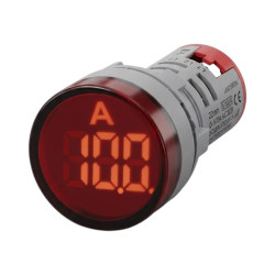 Amperímetro Digital CNC 22 Rojo Rango 0-100A