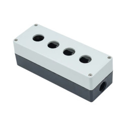 Caja de botonera CNC para 4 orificios 22 IP40