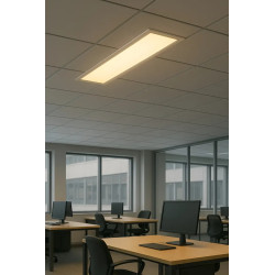 Embutido led BAEL WAVE rectangular 48W 4800lm 3000K luz cálida