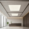 Embutido led BAEL WAVE cuadrado 60.3x60.3 48W 4800lm 3000K luz cálida