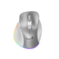GENIUS MOUSE WIRELESS ERGO 9000S PRO 2.4GHZ + BLUETOOTH GRIS