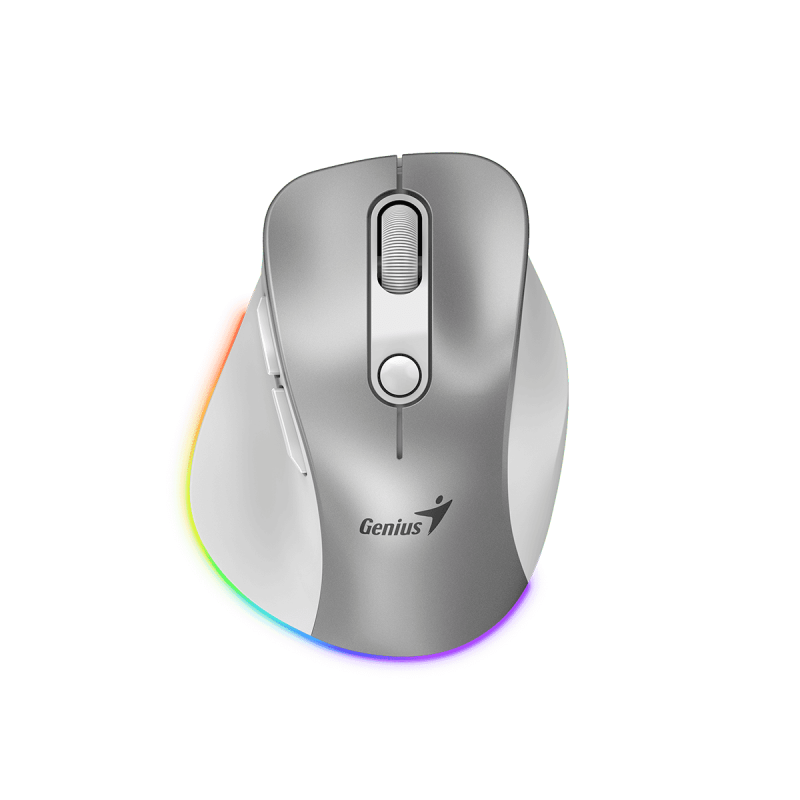 GENIUS MOUSE WIRELESS ERGO 9000S PRO 2.4GHZ + BLUETOOTH GRIS