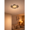 Spot SAN LORENZO ORIENTABLE embutido para 1 luz GU10 AR111 platil