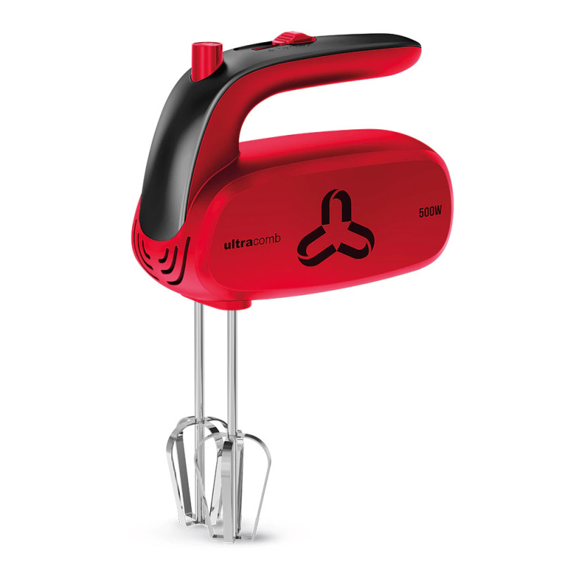 Batidora de mano ULTRACOMB BM-2608R 500W 5 velocidades rojo