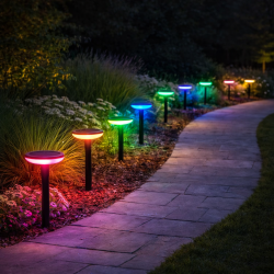 Pack x2 Jabalina led solar BAEL NIMBUS IP65 RGB