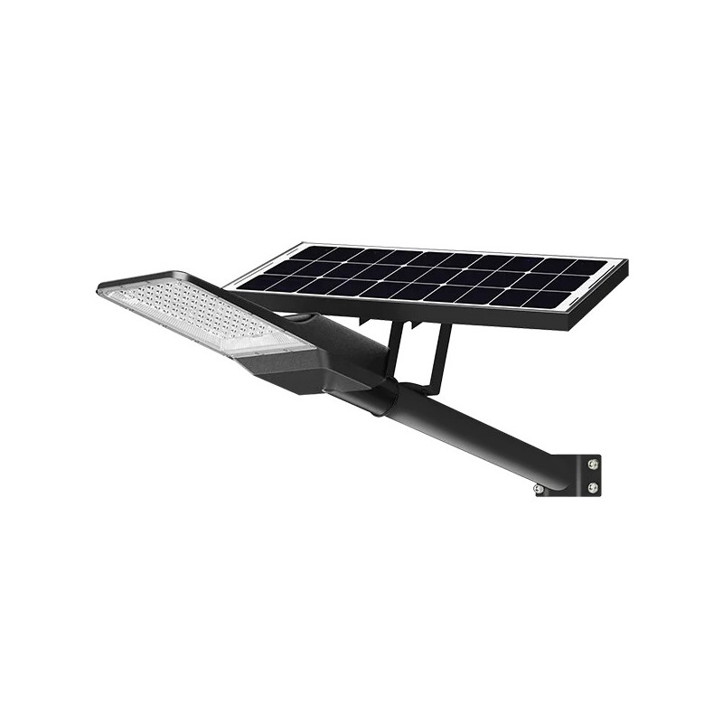 Alumbrado público solar BAEL SOLARIS IP65 7000lm 6500K luz fría con acople