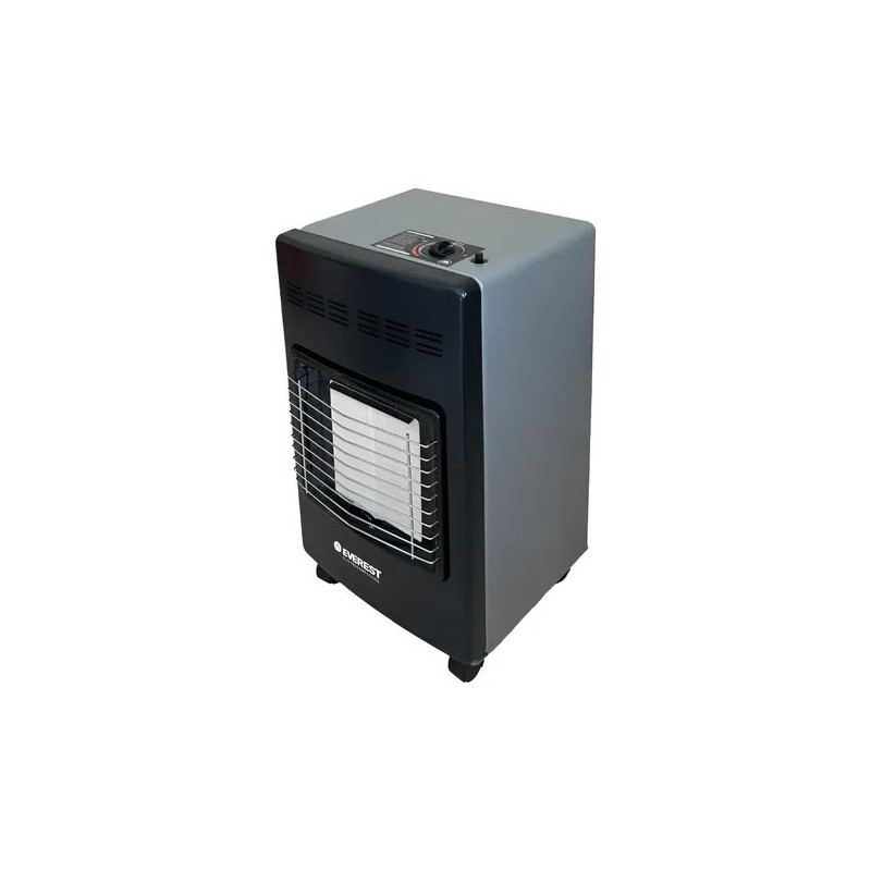 Estufa garrafera EVEREST gas licuado 1900-3800KCAL/H encendido piezoeléctrico