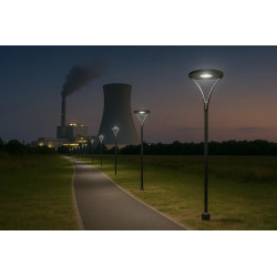 Farola led BAEL OMEGA IP65 120W 15600lm 5000K luz fría