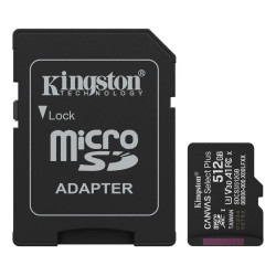 Memoria Micro SDXC Kingston Canvas Select Plus 512GB