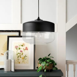 Colgante 180° ILUMINACIÓN DAYAN para 1 luz E27 negro