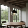 Colgante 180° ILUMINACIÓN MITTE para 1 luz E27 negro