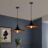 Colgante 180° ILUMINACIÓN BEAT WIDE para 1 luz E27 negro