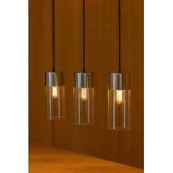 Colgante 180° ILUMINACIÓN GUIRON para 1 luz E27 cromo