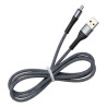 Cable USB-C GO Fiber 1m 6A Carga Rápida y Datos Gris