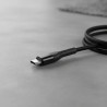 Cable USB-C GO Fiber 1m 6A Carga Rápida y Datos Negro