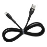 Cable USB-C GO Fiber 1m 6A Carga Rápida y Datos Negro