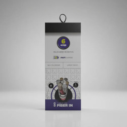 Cable USB-C GO Fiber 1m 6.0A Carga Rápida y Datos Azul