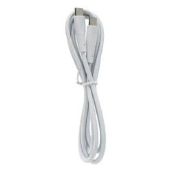 Cable USB-C a USB-C GO Diamond 1m 3.1A Carga Rápida y Datos Blanco