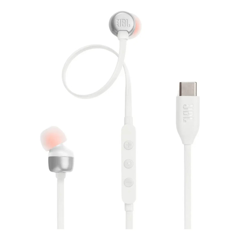Auriculares JBL TUNE 310c in ear blanco