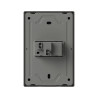 Llave MILAN 1 pulsador 10A 250vca gris