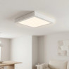 Plafón led BAEL SAND cuadrado 26W 2080lm 3000K luz cálida